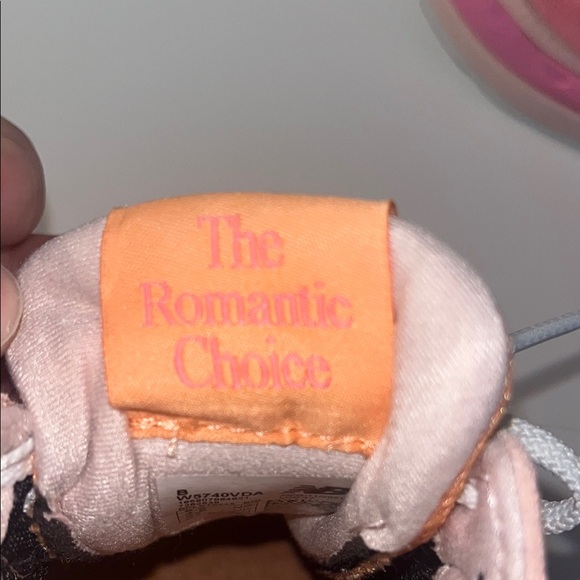 New Balance Women's 57/40 Pink and Orange Sneakers - Picture 5 of 7